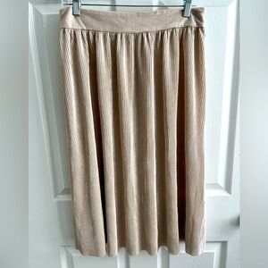 Shimmery midi skirt